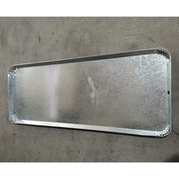 Bac de drainage en acier galvanisé pour condensats de climatiseur, avec trous, taille personnalisée, installation facile, design graphique