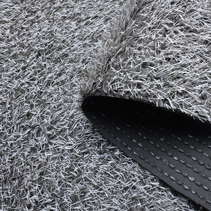 Césped Artificial Gris Blanco de 10 cm de Altura, Simulación Realista, Decorativo para Exteriores, Material PPPE, Apariencia Realista - Product Image 1