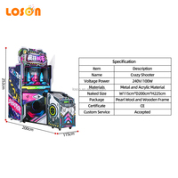 Machine de jeu d'arcade de tir à monnayeur Loson en promotion – Simulateur de pistolet réaliste pour centre de jeux – Facile à utiliser, haute rentabilité