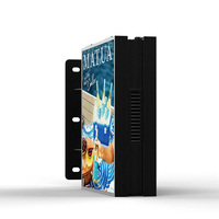 Totem LED pour l'extérieur Écran mural peu encombrant pour centre commercial pour expositions d'art Modèle P2 P4 Digital Poster SDK
