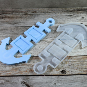 Bricolage goutte à goutte colle moule océan style <span class=keywords><strong>bateau</strong></span> <span class=keywords><strong>ancre</strong></span> poisson os cadre <span class=keywords><strong>photo</strong></span> silicone moule salon tenture murale <span class=keywords><strong>d</strong></span>écoration - Product Image 2