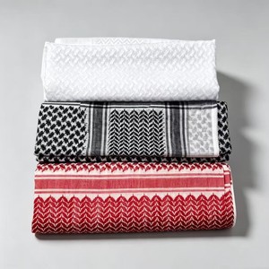 High Quality Saudi Arab Men Keffiyeh Shemagh Muslim Headscarf - Product Image 5