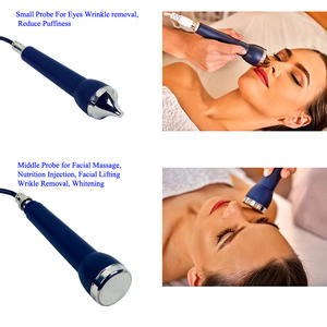 Portátil 3 Sondas Ultrasonido Facial e Body Machine Beauty Salon Skin Care Equipment - Product Image 5