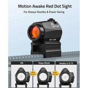 Cvlife Aluminum Red Dot 1x20mm with Riser for <b>Shooting</b> and Outdoors Activities - Product Image 3