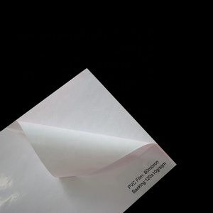 Prix de gros bon marché Autocollant SAV blanc haute adhérence brillant pour impression éco-solvant - Product Image 1