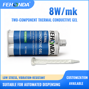 เจลความร้อนปราศจากซิลิโคนประสิทธิภาพสูง8.0W/MK V-<span class=keywords><strong>0</strong></span>ระดับไฟ-40 ~ + 160 - Product Image 1