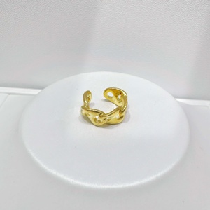 high quality plata 925 silver brass Geometric Gold Plated Cuff <b>Earring</b> Everyday Wear Minimalist Unisex zirconia clip-On <b>Earrings</b> - Product Image 4