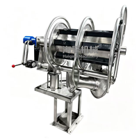 Treuil de pêche hydraulique à deux roues 16MPa 15KW 2050kg de force de traction 5-160 tr/min pour la remontée de filets marins sur bateaux de pêche