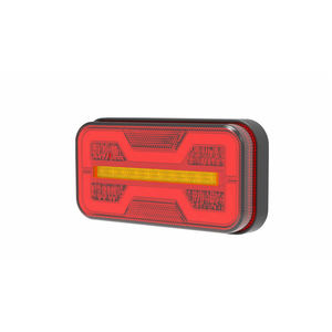 Emark Combinaison Camion Remorque Led Feux Arrière 7.5 "Rouge Ambre Feu de Position Arrière Débit Tourner Frein Réserve Phares Antibrouillard Réflecteur - Product Image 1