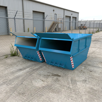 BDB P37 Conteneur de collecte de déchets industriels de 7 m³ pour débris et ordures, en acier Hardox ST-52, Modèle 1