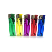 Briquet moderne, flamme réglable, rechargeable, en plastique, pour cigarettes ou comme cadeau
