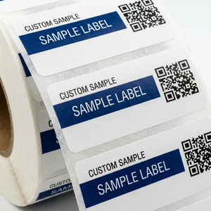 Étiquettes d'échantillons personnalisées en lot avec code QR, imperméables et mates, pour l'emballage de traçabilité des flacons en verre de peptides de recherche (Xilin) destinés à la conservation à froid - Product Image 5