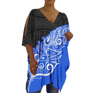 <span class=keywords><strong>T</strong></span>-shirts polynémiens à col en V profond pour femmes, imprimés sur mesure, décontractés, <span class=keywords><strong>Sexy</strong></span>, à la mode, à épaules dénudées, par Sublimation - Product Image 4