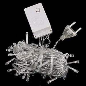 Decoración de <span class=keywords><strong>Festival</strong></span> al aire libre, 10M, 100LED, resistente al agua, 110V, 220V, luces <span class=keywords><strong>LED</strong></span> de cadena de vacaciones para <span class=keywords><strong>Festival</strong></span> de Navidad, fiesta de hadas - Product Image 1