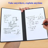 Tablette de dessin écologique GemFully pour enfants, tableau d'écriture, bloc-notes, bloc-notes à eau réutilisable pour enfants