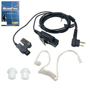 Auriculares Walkie Talkie MaximalPower con Conector Tipo M, Anti-Interferencia, Redes de Radio, Accesorio de Audio de Plástico - Product Image 1
