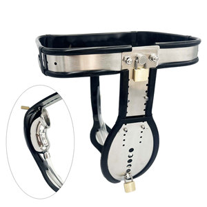 Cinturón <span class=keywords><strong>de</strong></span> Metal <span class=keywords><strong>de</strong></span> segunda generación para hombre emperador negro, cinturón <span class=keywords><strong>de</strong></span> <span class=keywords><strong>castidad</strong></span> para hombre, pantalones <span class=keywords><strong>de</strong></span> <span class=keywords><strong>castidad</strong></span> SM, jaula, juguete para adultos, venta al por mayor - Product Image 1