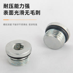 Tapón Hexagonal de Acero al Carbono Galvanizado con Rosca Externa SAE de Varios Tamaños, Estándar Americano - Product Image 5