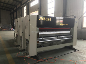 Machine semi-automatique de découpe et d'impression flexographique <span class=keywords><strong>pour</strong></span> carton ondulé, 4 couleurs, avec fonction de rainurage et de découpe - Product Image 5