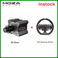 Volant de course MOZA Racing ESX 280 mm GT, sous licence officielle pour Xbox et PC, avec palettes de changement de vitesse en aluminium, éclairage RGB RPM, pour simulateur de course