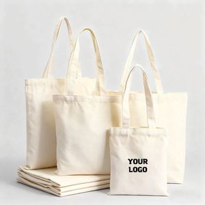 Sac fourre-tout en toile de coton personnalisé avec logo éco-responsable pour femmes, fait main avec motif logo, sac de shopping pour femmes - Product Image 1