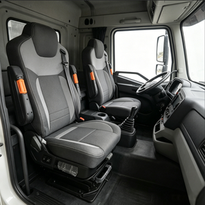 Siège conducteur à suspension pneumatique pour camions MAN et Shacman avec appui-tête et soutien lombaire, siège de camion robuste - Product Image 3