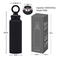 Botella de Acero Inoxidable SS304 Mate de Colores con Anillo Magnético para Teléfono, Tapa con Boquilla, Venta al por Mayor, Hue Etch, Lujosa, para Viajes, Gimnasio, Aire Libre, Termo, Vaso Térmico
