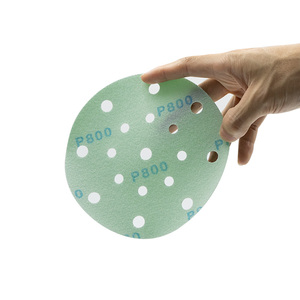 1000 # fabriqué en Chine disque vert professionnel 150 mm BODIDOX 6 pouces disque rond papier abrasif de voiture de haute qualité - Product Image 6