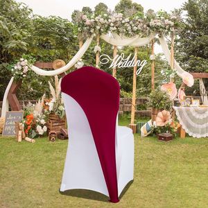 Funda Elástica Personalizada para Silla de Boda, Funda de Licra Azul para Silla de Comedor, para Banquete - Product Image 6