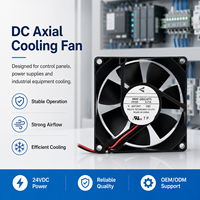 Ventilateur industriel MELCO DC24V 0.21A 8025 80X80X25MM 8CM à grande vitesse pour système servo et variateur de fréquence MMF-08G24TS-CN2