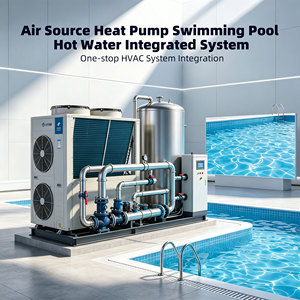 Système d'intégration de chauffage à pompe à chaleur à température constante pour <span class=keywords><strong>piscine</strong></span> commerciale, solution clé en main - Product Image 1