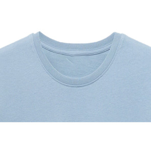 T-shirt à manches courtes à col rond pour femme, style streetwear, respirant, écologique, couleur gris uni, toutes saisons - Product Image 2