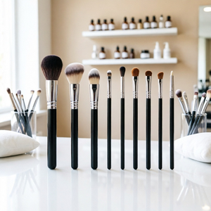 Set de 12 <span class=keywords><strong>Brochas</strong></span> de <span class=keywords><strong>Maquillaje</strong></span> <span class=keywords><strong>Sigma</strong></span> Beauty Ck001, Pelo Sintético, Mango de Plástico, para Base, Polvo, Corrector y Contorno - Product Image 5