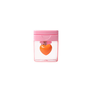 Macaron màu phim hoạt hình hai lỗ bút chì quay trong suốt nắp Băng bốn màu tình yêu cho học sinh tiểu học - Product Image 6