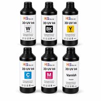 Encre UV DTF souple et rigide 1000 ml compatible avec les imprimantes UV A3 EufyMake E1 XP600/TX800/i3200/L805/1390/DX5/DX6/DX7/i1600/DX10