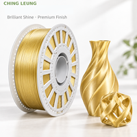 Filament d'imprimante 3D PLA Soie en gros 1,75 mm 1 kg, haute vitesse, sans effet de chaîne, lisse et brillant, logo personnalisé OEM, faible odeur