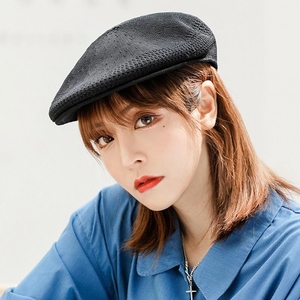 Sombrero <span class=keywords><strong>de</strong></span> Pintor Clásico fino <span class=keywords><strong>para</strong></span> mujer y niña, boina transpirable <span class=keywords><strong>de</strong></span> malla, Retro, a la moda, Verano - Product Image 3