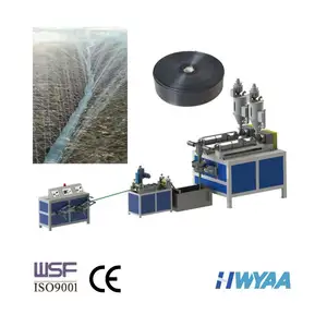 HWYAA PE Layflat Hose Drip Irrigation Machine Double Layers Micro Spray Belt Manufacturing Machine Laser Punching Machine