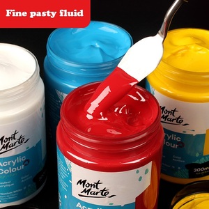 Ensemble <span class=keywords><strong>de</strong></span> peinture acrylique <span class=keywords><strong>Paul</strong></span> Cézanne professionnel 48 couleurs 500 ml pour enfants, sûr et non toxique pour la peinture sur <span class=keywords><strong>toile</strong></span>/verre/papier - Product Image 2