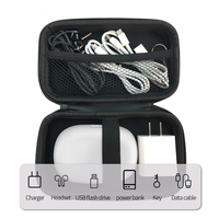 Boîte de rangement multifonctionnelle étanche en EVA pour petits écouteurs et kits de charge numériques