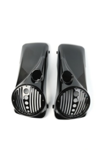 Coperchi <span class=keywords><strong>per</strong></span> Altoparlanti <span class=keywords><strong>per</strong></span> <span class=keywords><strong>Borse</strong></span> Laterali Rigide Nere da 8 Pollici <span class=keywords><strong>per</strong></span> <span class=keywords><strong>Harley</strong></span> <span class=keywords><strong>Davidson</strong></span> Touring 1993-2013 - Product Image 3