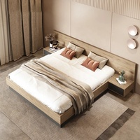 Lit Murphy avec rangement haut de gamme de style japonais Tatami, lit plateforme moderne minimaliste nordique double pour meubles de chambre à coucher