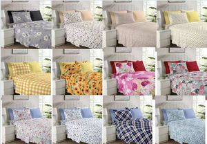 Set di Biancheria da Letto in Poliestere con Stampa Floreale, 6 Pezzi, Misura King Queen, con Lenzuola e Federe per Camera da Letto - Product Image 6