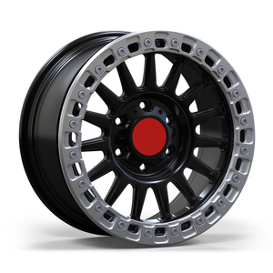 Jantes en aluminium forgé monobloc de 18 pouces, 6x135, déport -12, noir mat, lèvre usinée, jantes tout-terrain pour Ford <span class=keywords><strong>F</strong></span>-150 <span class=keywords><strong>Raptor</strong></span> - Product Image 3