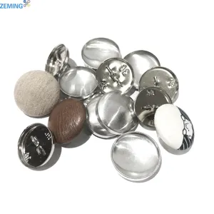 Top Quality Bulk Flat Back Fabric Self Covered Buttons For Furniture