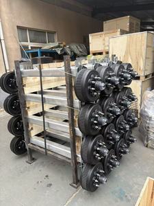 Essieu à <span class=keywords><strong>torsion</strong></span> en caoutchouc pour remorque de 8 000 lb avec frein à tambour électrique 12 V, 8 goujons - Product Image 6