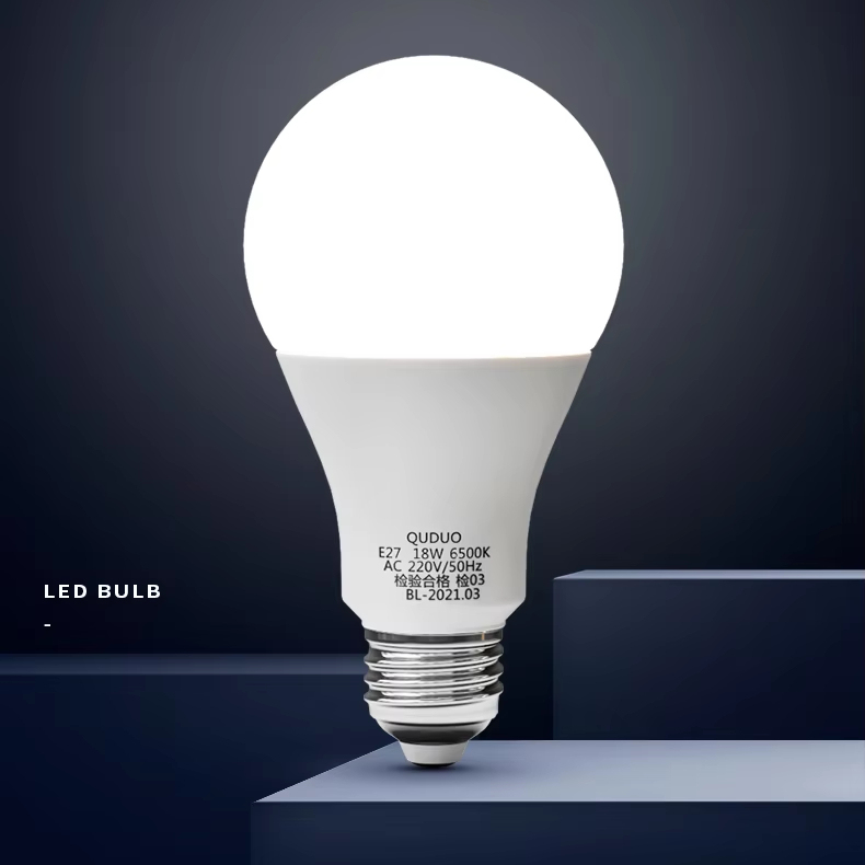 Home LED Light Bulb Energy-saving Lamp E27 Screw Cap Super Bright 3W 5W 9W 12W 15W 18W White Light Large Light Bulb