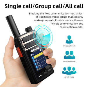 Radio bidirectionnelle <span class=keywords><strong>portable</strong></span> BinQi BQ-338A 4G POC longue portée avec carte SIM, <span class=keywords><strong>interphone</strong></span> mondial 5000 km, Gxin PTT, appels en groupe - Product Image 2