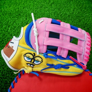 Guanto <span class=keywords><strong>da</strong></span> Baseball <span class=keywords><strong>SpongeBob</strong></span> con Logo Personalizzato in Pelle Giapponese Kip Guanto <span class=keywords><strong>da</strong></span> Softball e Baseball per Allenamento e Competizione Professionale - Product Image 2