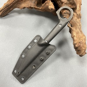 Lhsk78 Sửa Đổi Tanto Tip Stonewash Lưỡi Thép Đầy Đủ Tang End Vòng Sợi Xử Lý Sinh Tồn Chiến Thuật Trại Tiện Ích Cố Định Lưỡi Dao - Product Image 5